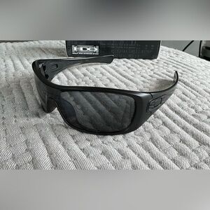 Oakley Antix Polarized Sunglasses Matte Black Grey Lens